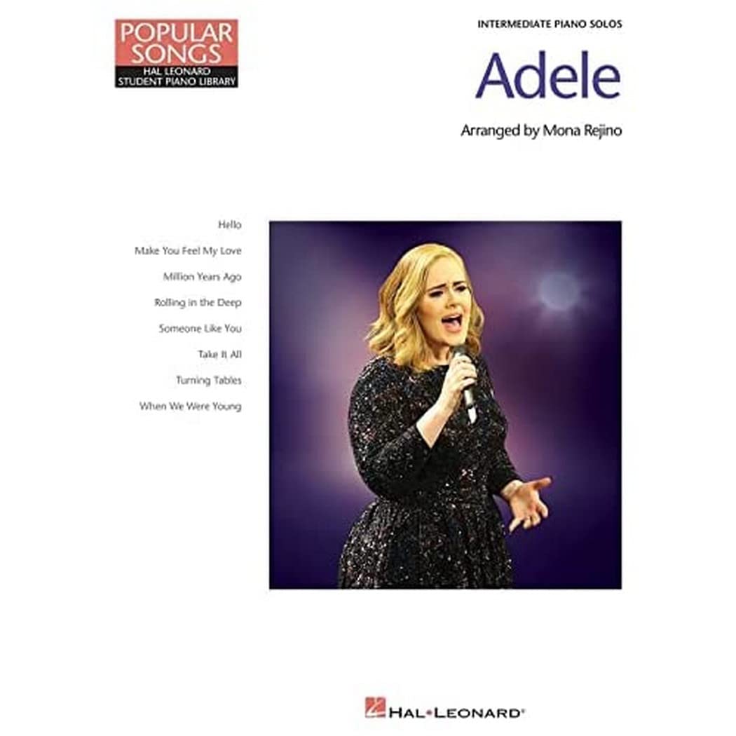 Adele - Popular Songs Series: 8 Beautiful Arrangements for Intermediate Piano Solo (Popular Songs: Hal Leonard Student Piano Library)