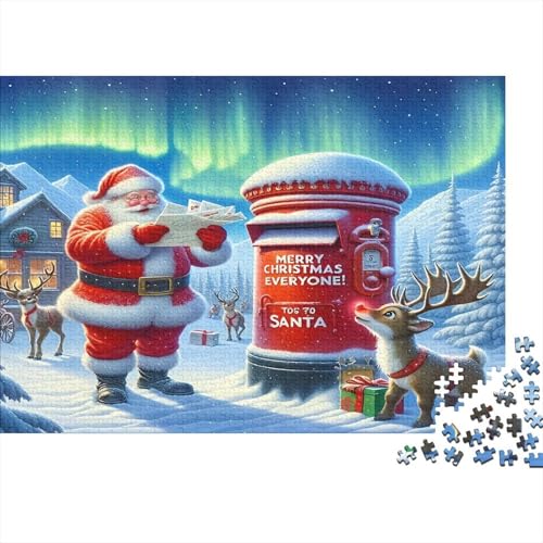 Puzzle de Navidad de 1000 piezas para reducir el estrés de adultos y decorar el hogar