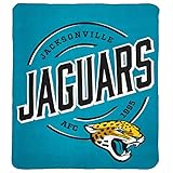 Northwest NFL Jacksonville Jaguars Unisex-Adult Fleece Throw Blanket, 50' x 60', Campaign