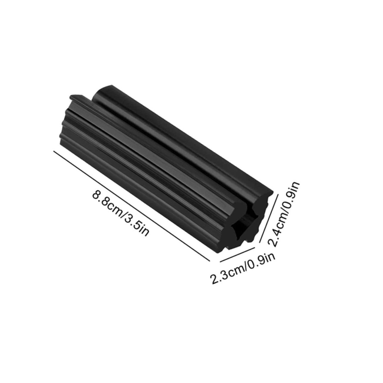 KOMBIUDA Golf Club Shaft Protectors 2 Pcs Rubber Vise Clamp Grip Vice Clamps for Oversize Golf Grips