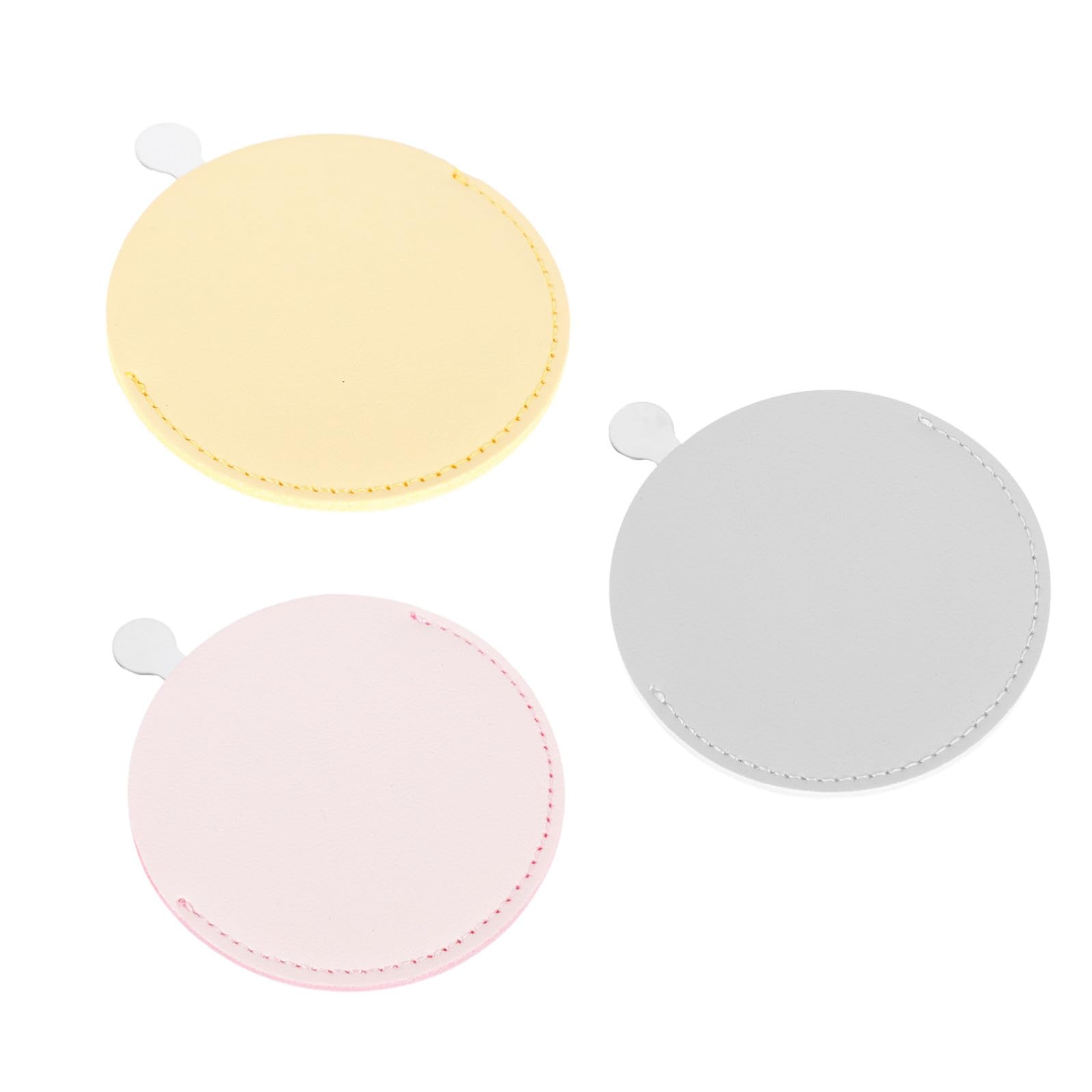 FOMIYES Lot De 5 Miroirs De Maquillage Exquis Simples Ronds Compacts De Voyage pour Les Déplacements 3 Pièces X 5