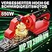 SMILOVII 21V Akku Heckenschere 50 cm Dual-Action Klinge, 2×2000 mAh Akku & Ladegerät, 850 W Elektro Heckenschneider, 180° drehbarer Griff, ergonomisch & sicherer Start für Garten, Sträucher und Hecken