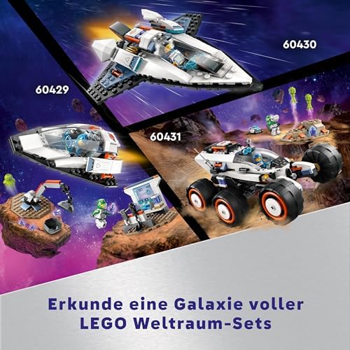 7. Bild von LEGO City Raumschiff, Weltraum-Spielzeug mit Space Shuttle für Kinder zum Bauen, Jungen und Mädchen ab 6 Jahren, Set mit Astronaut-Figur 60430
