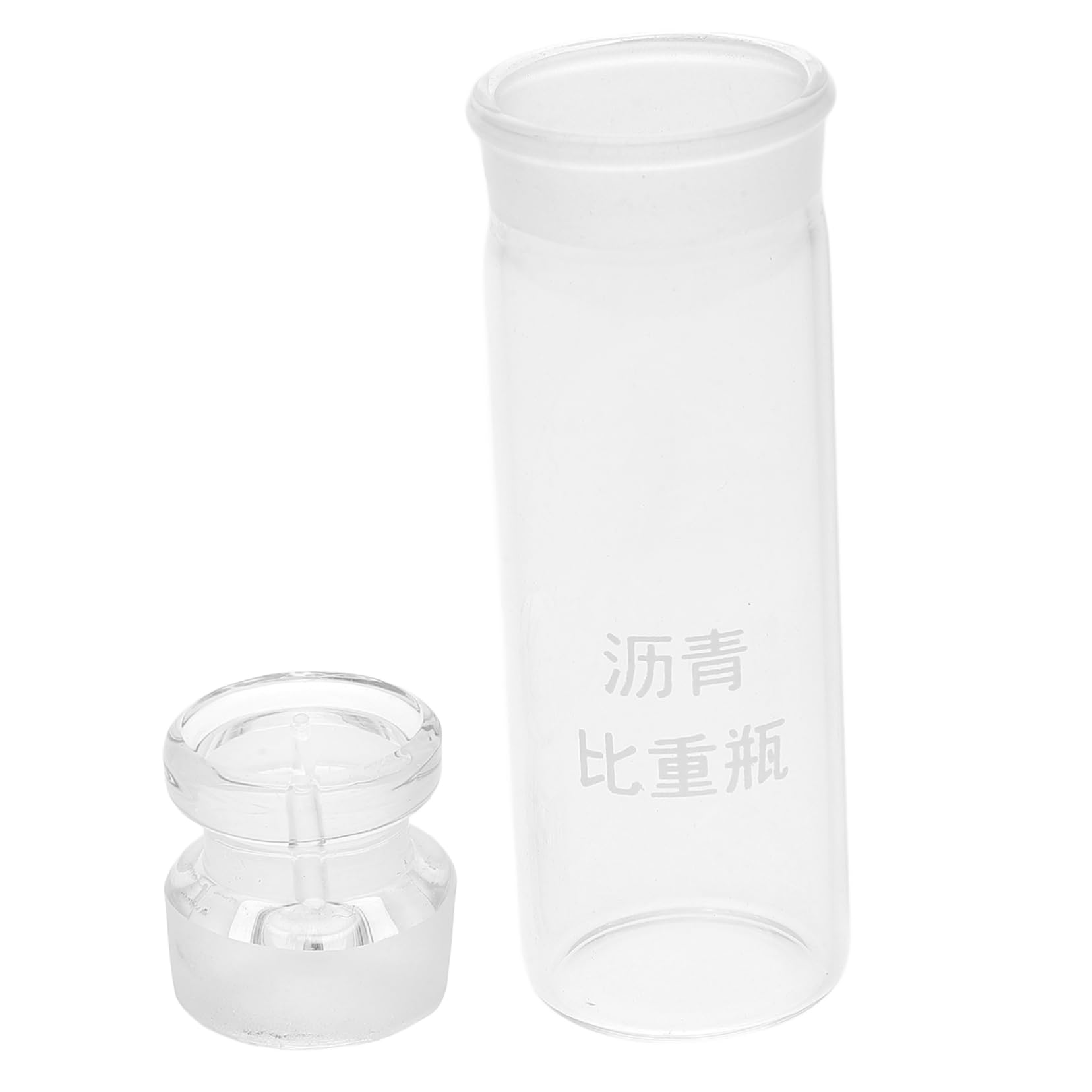 FUNOMOCYA Asphalt Pycnometer Asphalt Storage Bottle Laboratory Reagent Bottle Reagent Storage Bottle Asphalt Bottle Density Bottle Transparent Glass