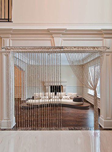 Image of RAMCHA Golden Spiral String Curtain (9 FEET) (2)