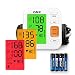 Blood Pressure Monitor Tricolor Backlit, OMK Automatic BP Monitor with Large Cuff 22-40cm, 2x120 Memories, Irregular Heartbeat Detection, Accurate and Easy to Use, FDA & CE Approved