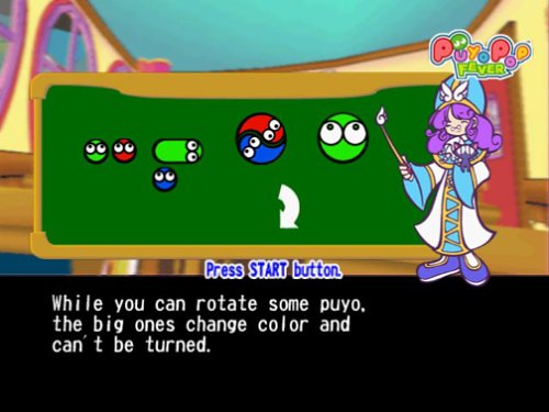 Puyo Pop Fever Tutorial Screen