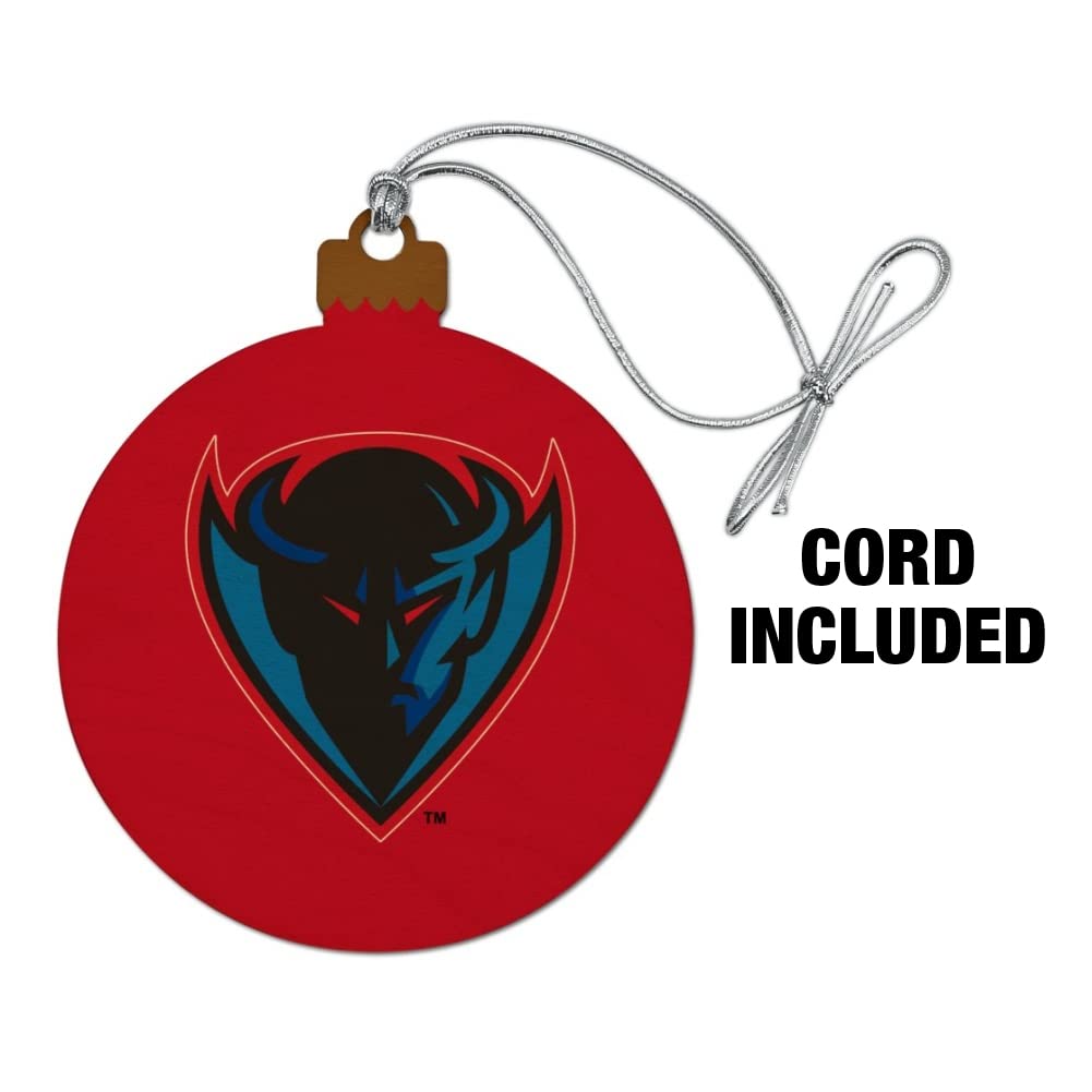 GRAPHICS & MORE DePaul Secondary Logo Wood Christmas Tree Holiday Ornament