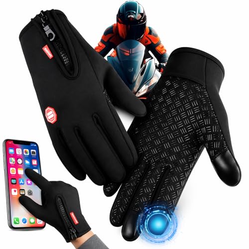Luva Térmica Resistente à Água Touch Screen – Antifrio para Motociclista, Bike e Motoboy com Proteção e Conforto