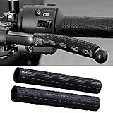 SPIRIT BEAST バイク ブレーキレバーカバー レバーラップ 100mm 汎用 2本1セット (ブラック)