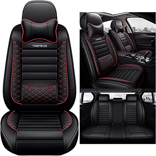Housse de siège pour Jeep Wrangler JK JL Rubicon auto noire et rouge