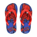 Marvel Spider-Man Chanclas para Niños, Sandalias de Verano, Regalo Niños, Talla EU 26/27