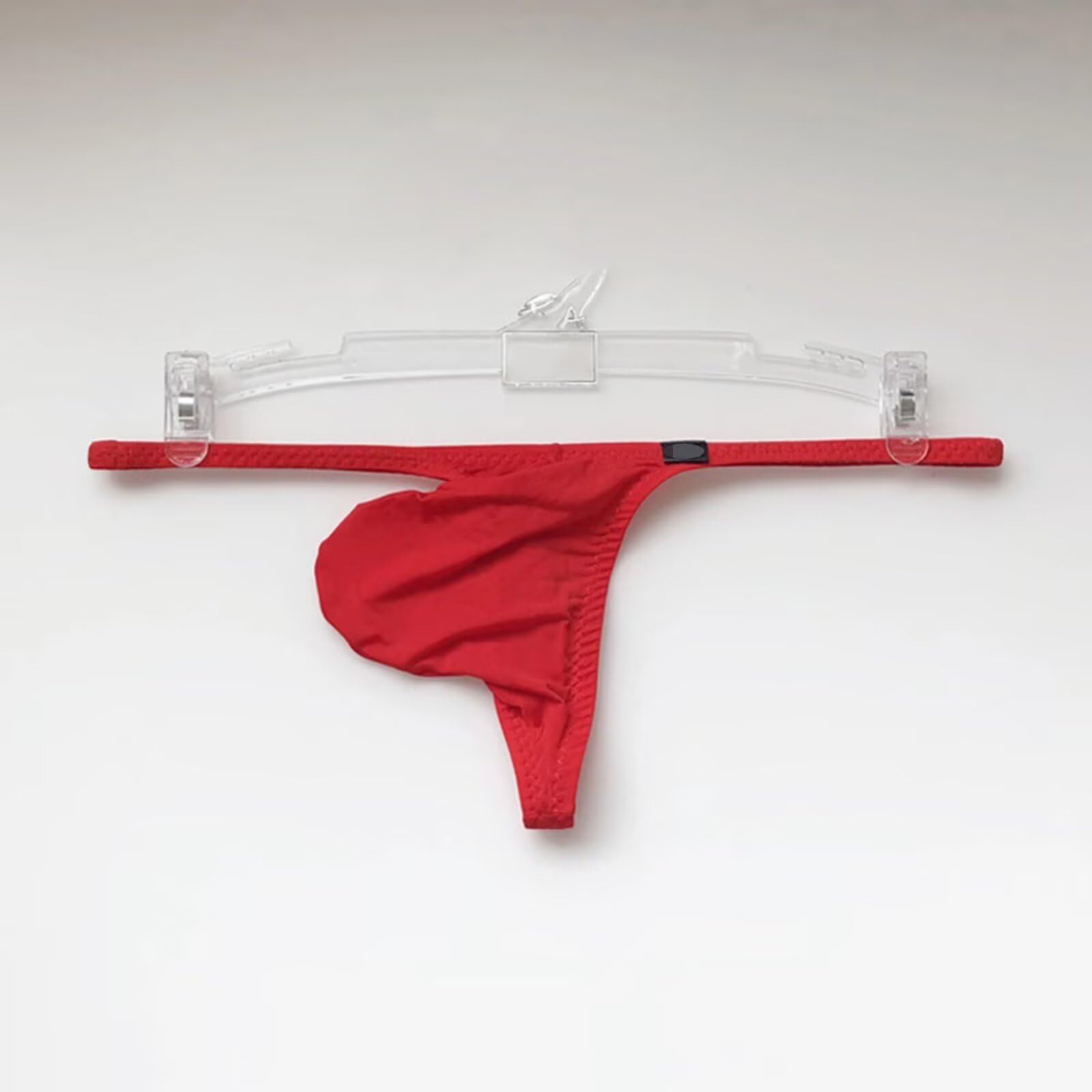 Sexy Herren-Tanga, superdünn, transparent, tief sitzend, einfarbig, bequem, atmungsaktiv, T-Rücken
