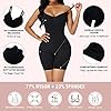 FeelinGirl Butt Lifter Bodysuit Body Shaper Tummy Control Shapewear Plus Size Seamless Full Body Waist Trainer Back Support Black XL/XXL