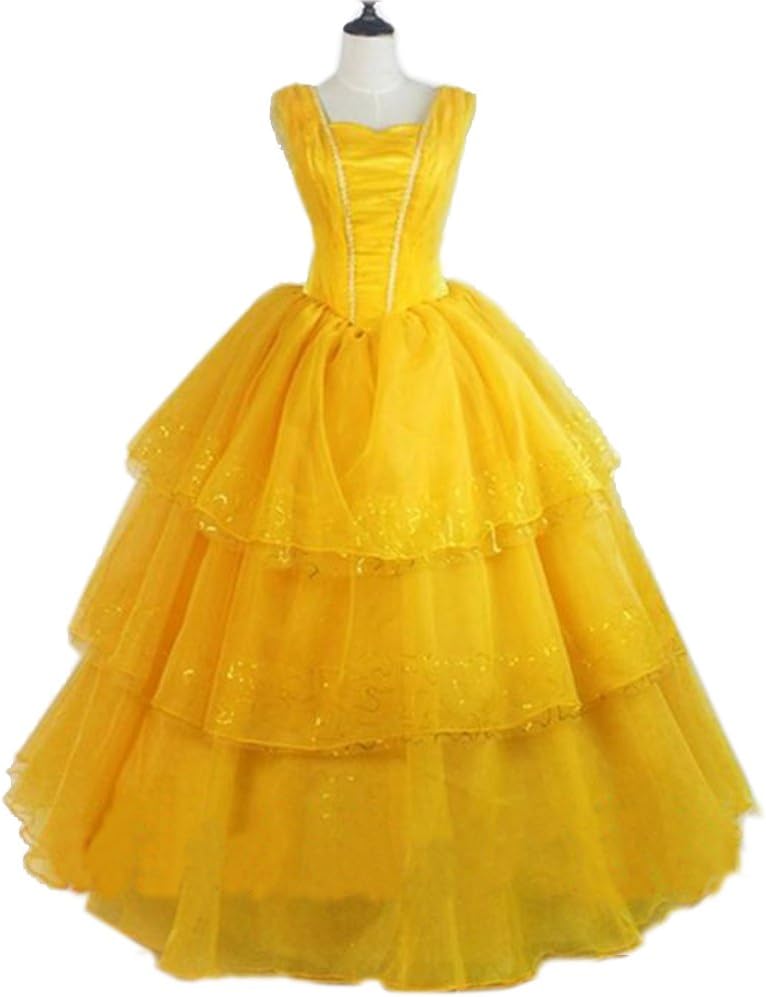 Engerla Belle Ball Gown Women's Princess Fancy Dress Adult Cosplay Costume