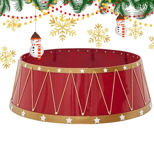 Alternative décorative à la jupe d'arbre pour masquer le pied du sapin - 6