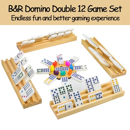 Bucher&Rossini YH038B Dominoes Set Double 12 For Adults Kids, Mexican Train Dominoes Set Double 12 thumb #6