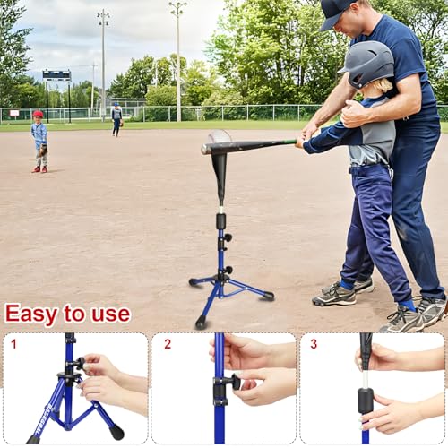 BaseGoal Baseball Tee for Kids,Batting Tee,Softball Tee,Youth Hitting Tee,Teeball Tee,Travel Tee,Easy Adjustable Height by BaseGoal - Image 7