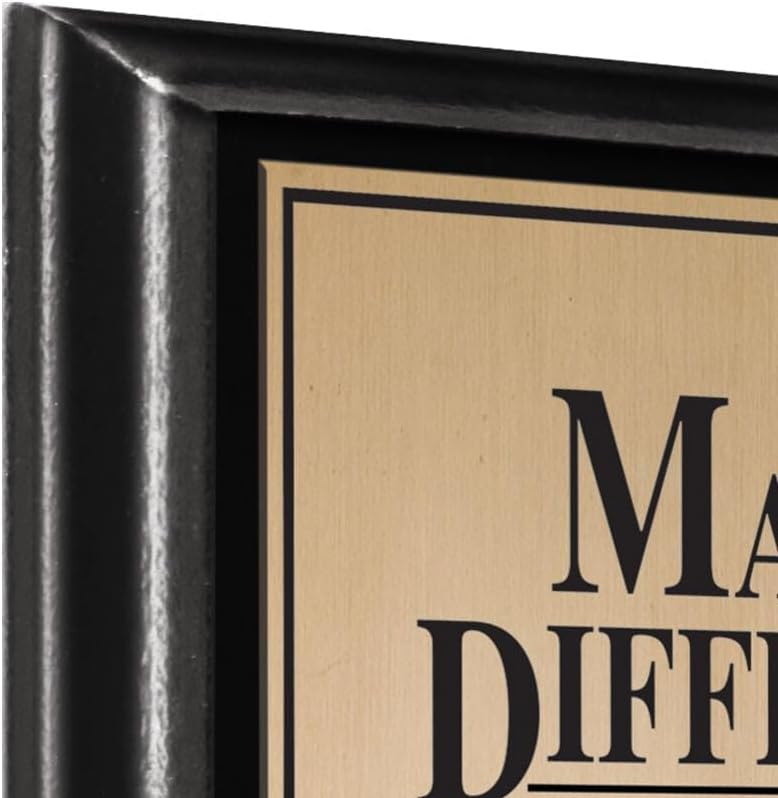 Crown Awards Making The Difference Motivational Plaque, 7x9 Custom Engraved Recognition Award - Image 4