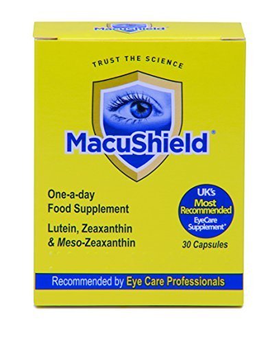Macushield with Meso-Zeaxanthin for macular health 30 Capsules by HealthLand