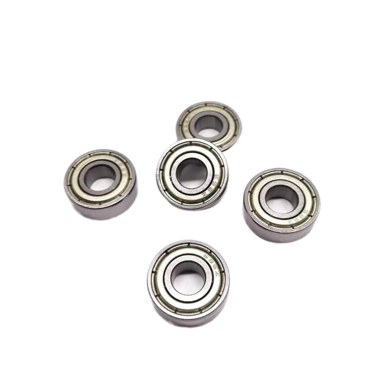 Uszczelka bimetaliczna tarcza mikro łożysko zwykłe 10 sztuk 696ZZ 6x15x5mm kulkowe miniaturowe High Speed(Standard(old Style))