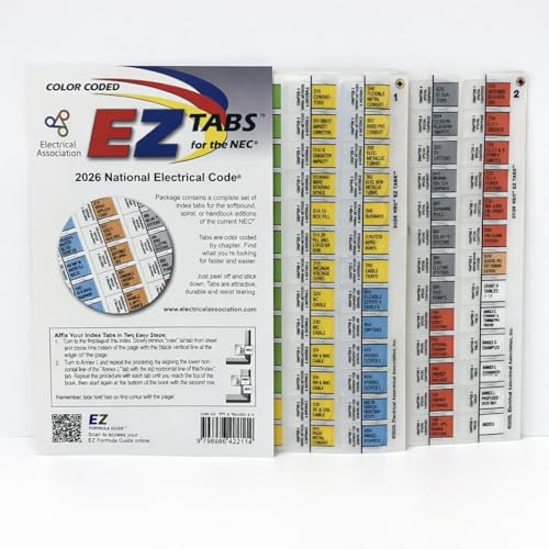 EZ Tabs for 2026 NEC® Code Books