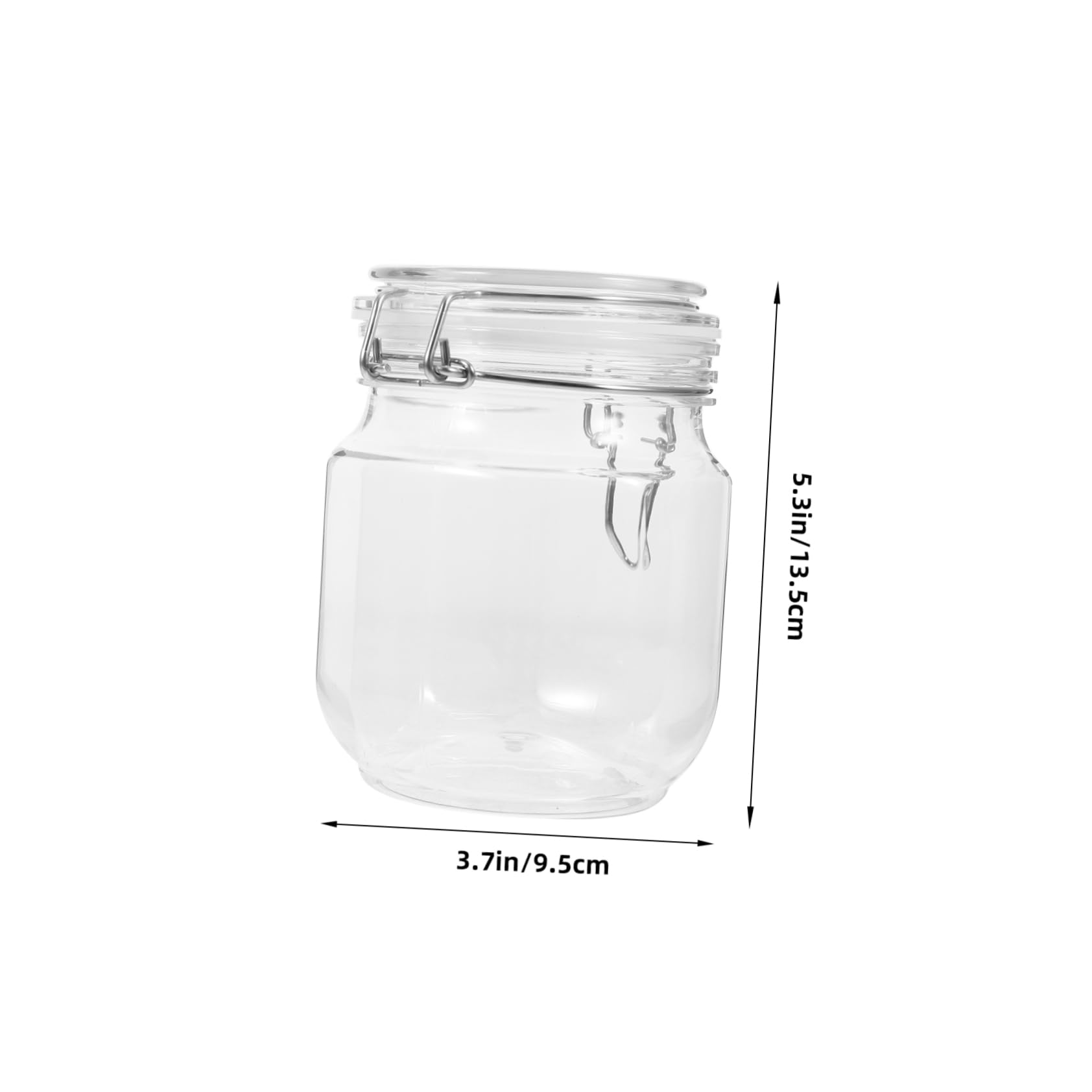 MAGICLULU Stylish Honey Pot Large Honey Dispenser Jar Glass Holder for Kitchen Storage Bakery Home Decor