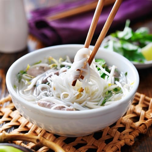 BIOASIA Bio Reisnudeln, asiatische Nudeln aus 100% biologischem Reismehl, glutenfrei und vegan, 1 x 200 g