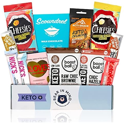Keto Snacks Hamper - Ideal Keto Gift - Gluten Free & Vegetarian Cover
