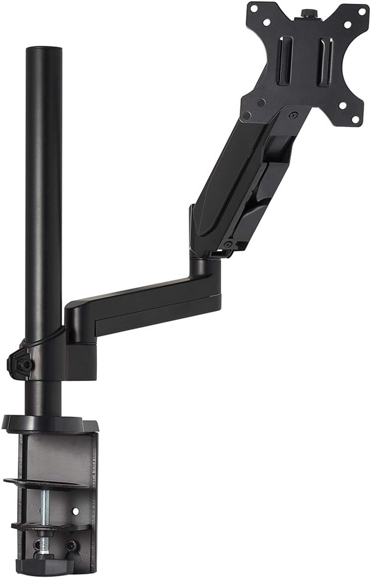 Gladiator Joe Heavy Duty Single/one Desktop Monitor Mount/arm VESA Compatible | Fully Adjustable articulating arm | Supports Heavy Monitors | 13 to 32 inch | 17.6 lb