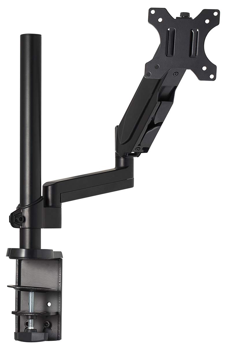Gladiator Joe Heavy Duty Single one Desktop Monitor Mount arm VESA Compatible Fully Adjustable articulating arm Supports Heavy