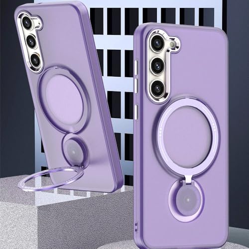Coque transparente violette pour Samsung S23 Ultra antichoc et anti chute