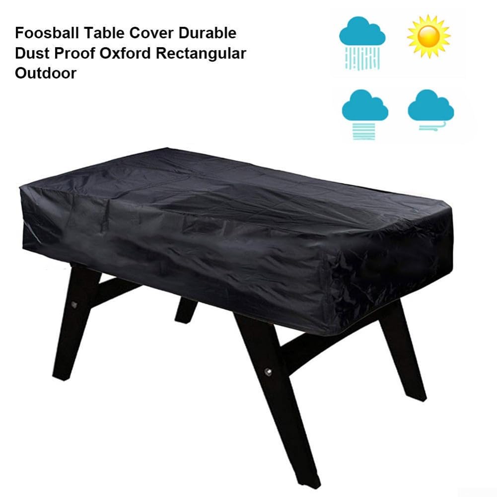 Copertura per tavolo da calcio balilla, copertura impermeabile in tessuto Oxford, copertura per biliardo, coperta da tavolo da calcio per interni ed esterni, 163 x 115 x 48 cm