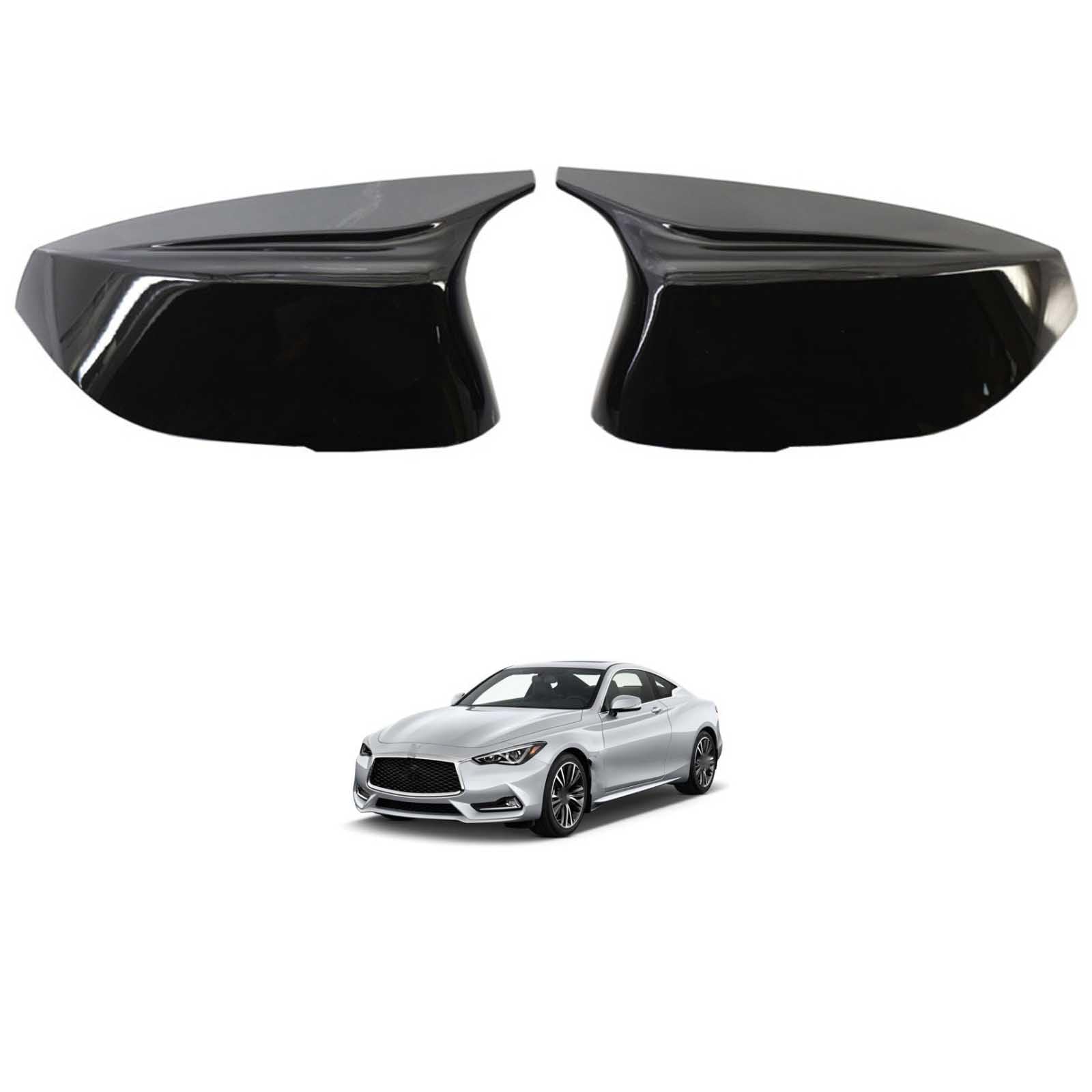 Coque de rétroviseur Infiniti Q60 QX30 2016-2025 capuchon remplacement ABS gauche droit