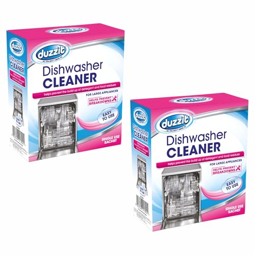(Set of 2) All Purpose Dishwasher Cleaner - Powerful 100% Limescale, Odour & Grease Remover | Stain Remover | For Kithchen Cleaning Dishwasher | Extra Freshness (Dish Washer)