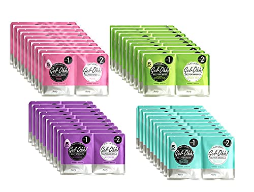 Avry Gel Ohh Spa Pedicure Footbath - Gel Oh - 40PK Combo3 - Combo Pack 10 of Each Fragrance - 40 total!!!…