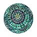 Fashion Bucket Hat, Indian Spiral Tie Dye Mandala Green, Floral Print Beach Fisherman Hats for Women Girl, Packable Summer Sun Cap