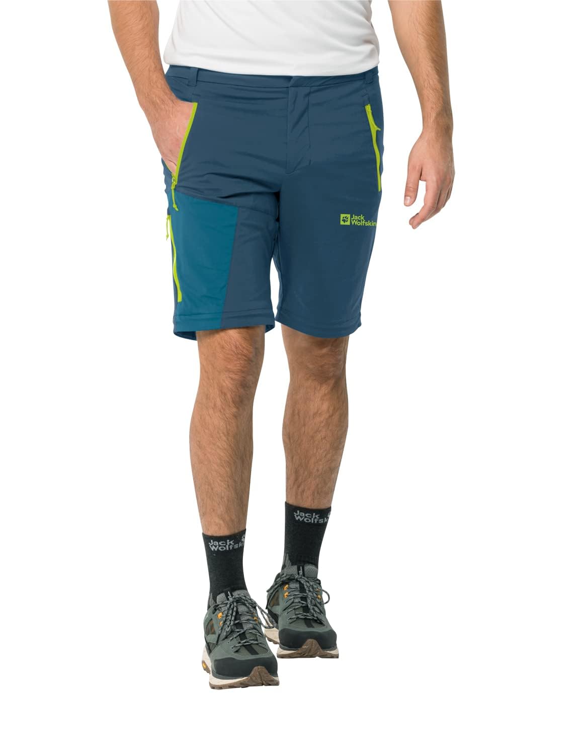 Jack Wolfskin Męskie spodnie trekkingowe Glastal Zip Away Pants M