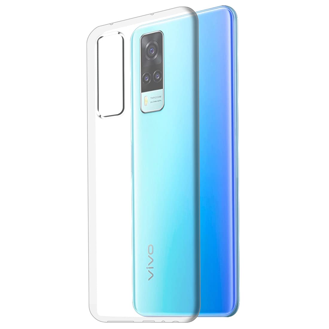 Fashionury Soft Silicon Transparent Back Cover for Vivo Y31/ Vivo Y51A / Vivo Y51 (Flexible| Silicone| Transparent) (B09658B12S) Amazon Price History, Amazon Price Tracker