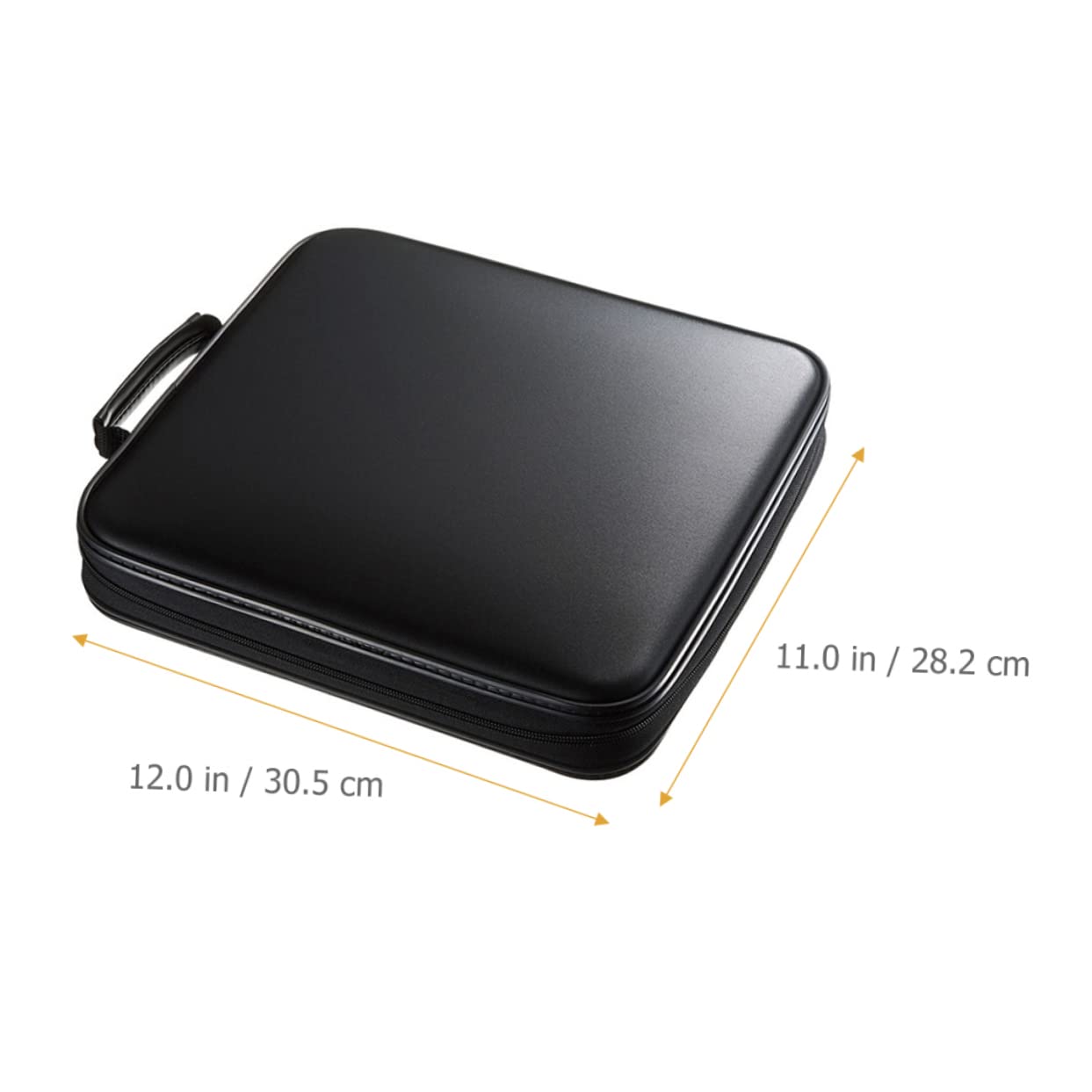 Hemobllo Custodia per CD Cerniera in Plastica Porta CD per Casa Custodia per Dvd Esterna Grande Capacità Leggero e Portatile Protezione da Polvere e Graffi