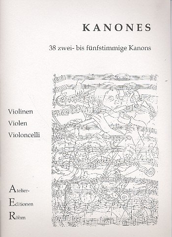 38 Kanones: für 2-5 Streichinstrumente Stimmen