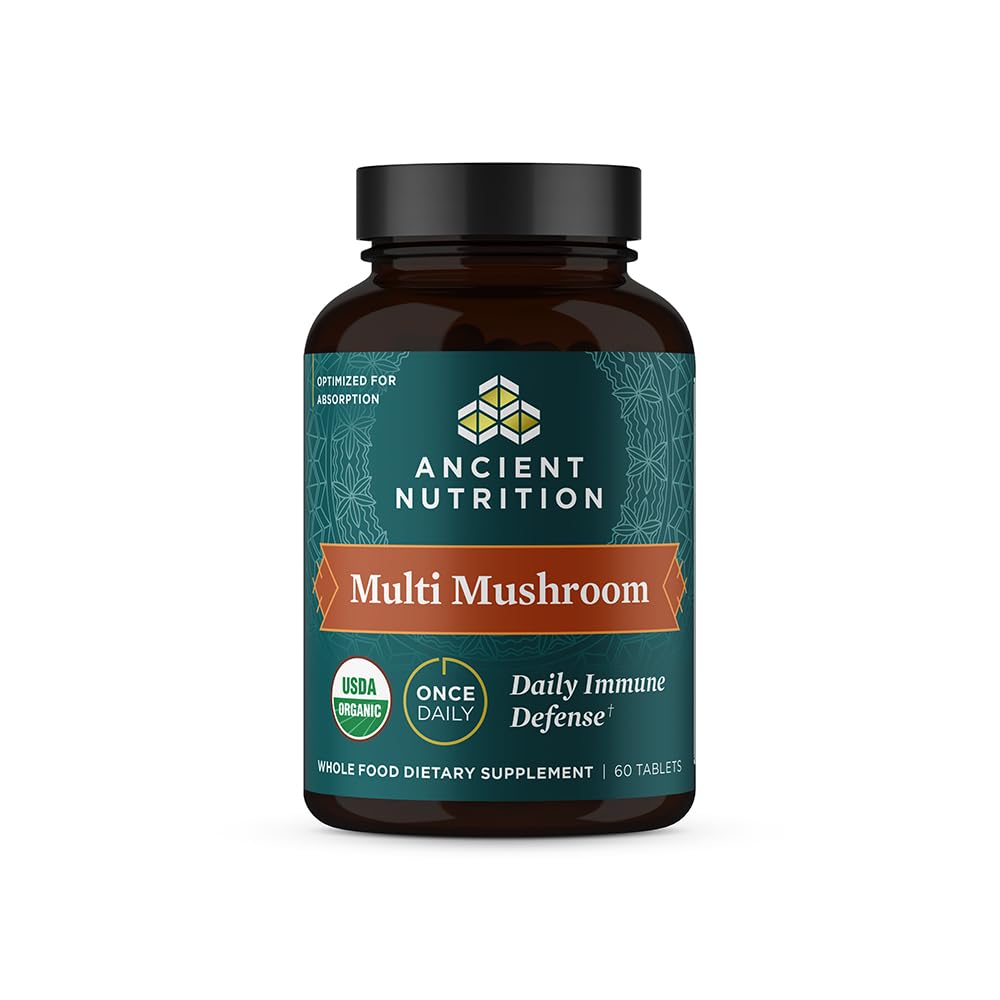 Ancient Nutrition Multi Mushroom Supplement, Supports Stress Response