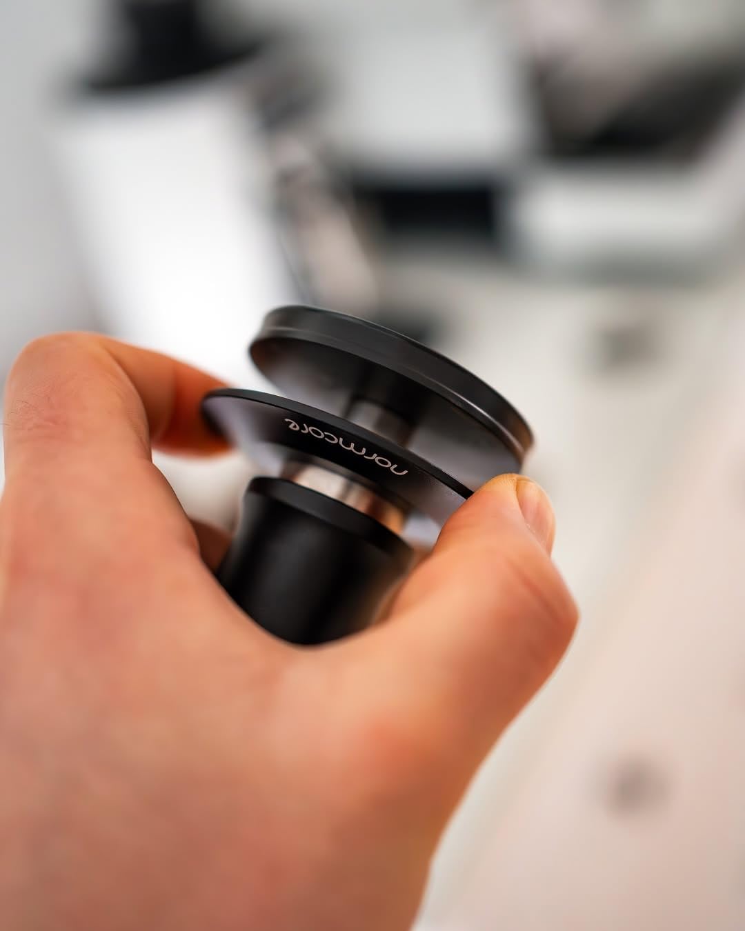 Normcore 58,5 Mm Espresso Tamper V5 - Geveerde Koffiestamper Met Tri-Spring Technologie En 6 Drukinstellingen