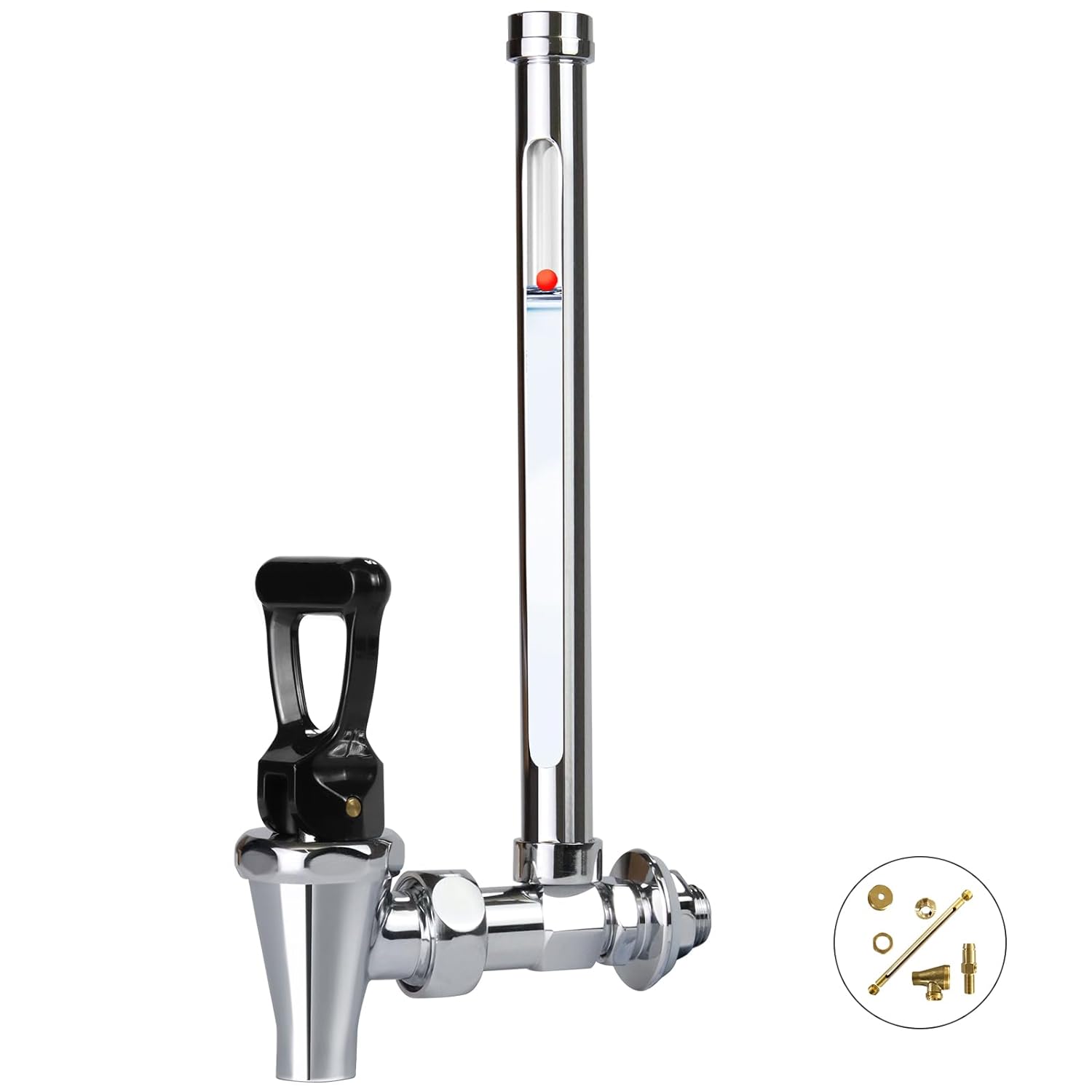 10-Inch Brass Sight Glass Spigot for Berkey & Gravity Water Filters 10-Inch Brass Sight Glass Spigot for Berkey & Gravity Water Filters