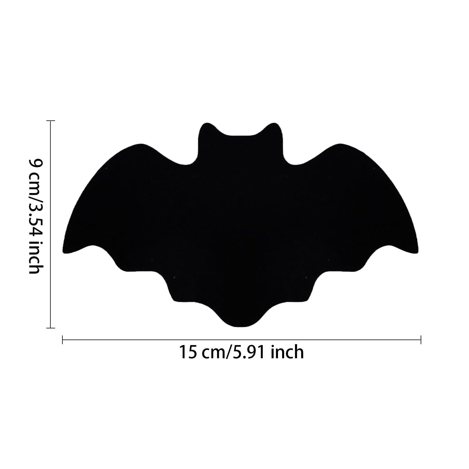 Sets De Table Chauve-Souris – Sets De Table D'halloween – Sets De Table Antidérapants Résistants à La Chaleur – Dessous De Verre Pour La Maison Et La