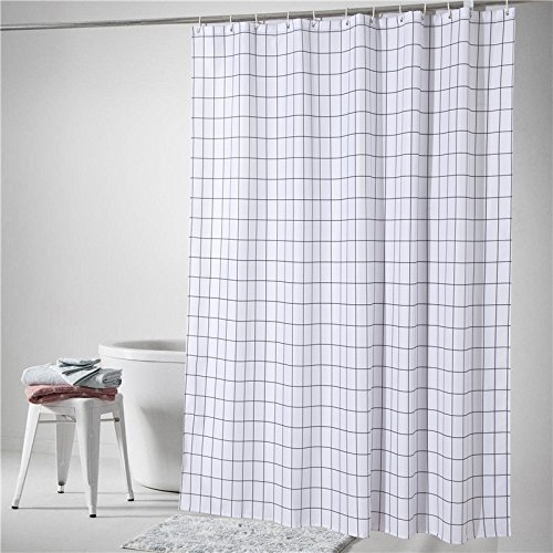 Black And White Shower Stall Curtains Amazon Com