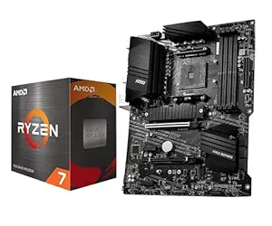 Micro Center AMD Ryzen 7 5700X 8-Core, 16-Thread Unlocked Desktop Processor Bundle with B550-A PRO ProSeries Motherboard (AMD AM4, DDR4, PCIe 4.0, SATA 6Gb/s, M.2, USB 3.2 Gen 2 ATX Motherboard