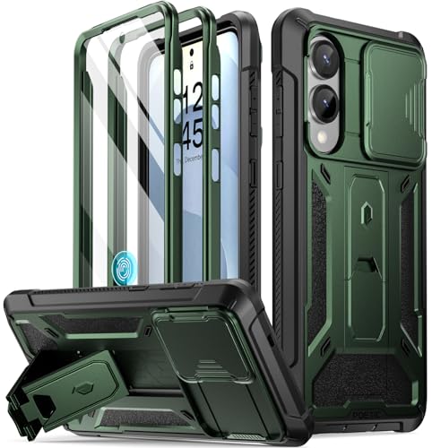 Coque Galaxy S25 Edge Poetic Spartan avec cache caméra coulissant et protège-écran