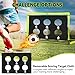 hoerlar Kids Soccer Goals for Backyard Set of 2-6x4 ft Portable Pop Up Soccer Nets Training Equipment Baseball Protective Screens with Soccer Ball, Ladder, Cones, Ideal Birthday