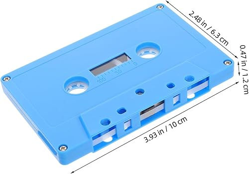 Miniatura 2 de VICASKY 2pcs Retro Music Decor Cassette Tape Box Blank Audio Tapes for Music Party Table Centerpiece